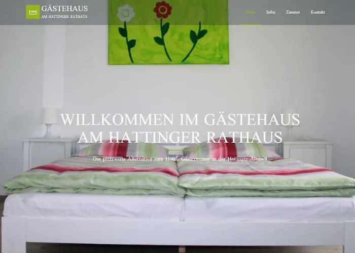 Gæstehus Gaestehaus Am Hattinger Rathaus Hattingen